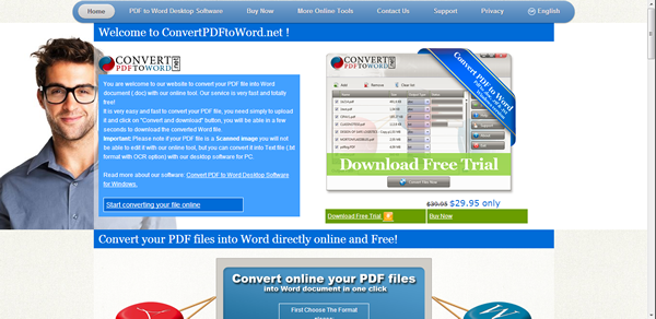 Convert PDF to Word .Net